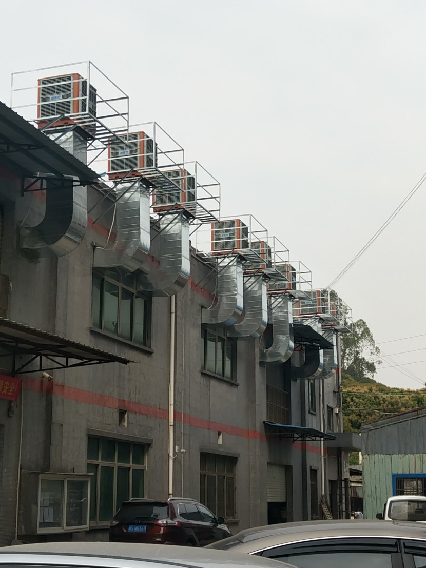 打磨車間環(huán)?？照{(diào)降溫工程